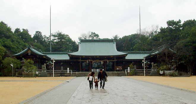 大分県護国神社の本殿