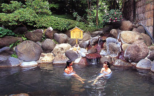 霧島ロイヤルホテル殿の露天風呂