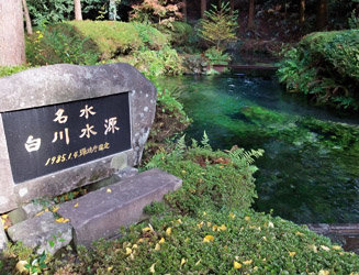 この水は日本名水百選に選ばれている