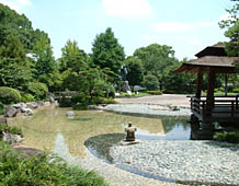 武蔵塚公園内の日本庭園