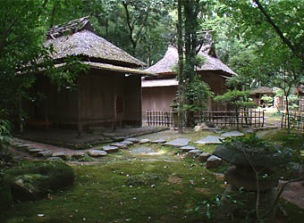 立田自然公園内にある茶室の仰松軒（こうしょうけん）