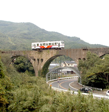 1998年に撮影した福井川橋梁