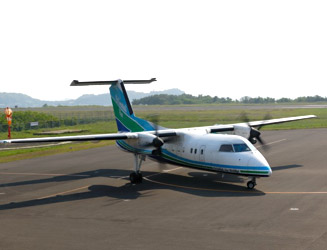 DHC-8はカナダのボンバルディア・エアロスペース社が製造している双発ターボプロップ旅客機