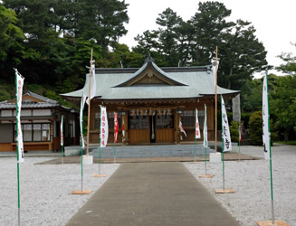 壱岐神社は少弐資時（ほかに亀山天皇、後宇多天皇）を祀っている神社