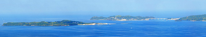 渡良三島のパノラマ写真