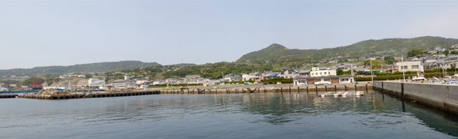 壱部浦漁港パノラマ写真