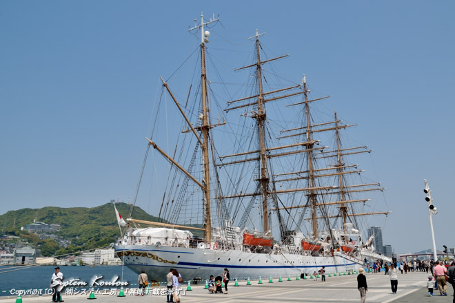 独立行政法人 航海訓練所が所有する日本丸は日本最大の帆船