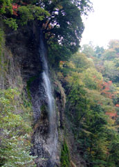 九酔渓の羽衣の滝
