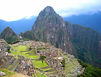 本物の南米ペルーの世界遺産「マチュピチュ」
