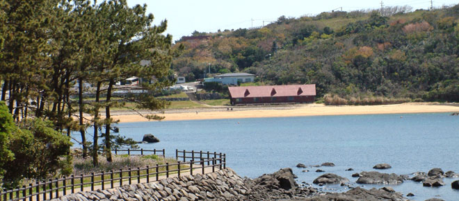 波戸岬海水浴場もある