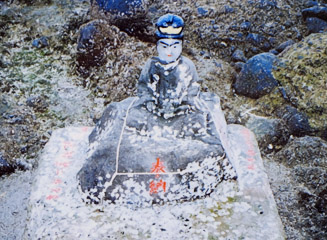 沖髪大明神は沖ノ島に祀られている「おしまさん」の事