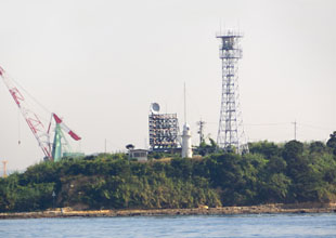 下関竹ノ子島にある台場鼻灯台