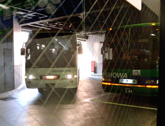 西鉄バス・JR九州バス、昭和自動車のバスの発着点