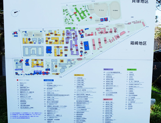 九州大学案内図