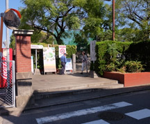 箱崎キャンパス西端の松原門