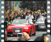 ホークス優勝祝賀パレード2015の動画案内