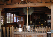 名島弁財天社の拝殿