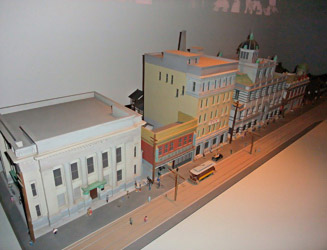 旧博多駅周辺（模型展示）