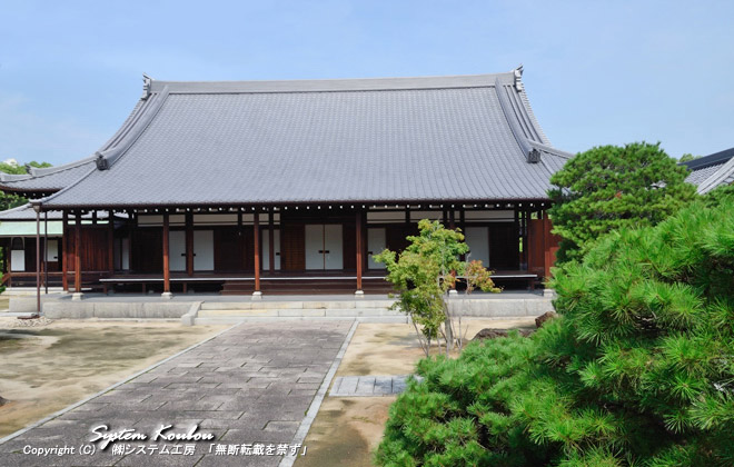 一般には開放されていない崇福寺の本堂