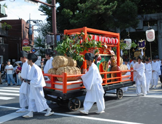 三日恵比須神社の山車（だし）