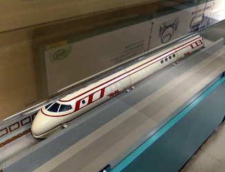 リニア新幹線の模型