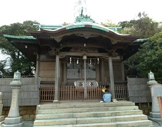 和布刈神社の拝殿