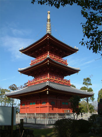豊前国分寺の三重塔